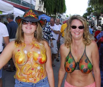 Body Painting 2007 photo - Duval Street, Key West